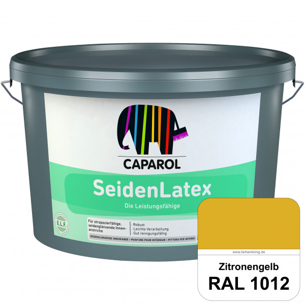 SeidenLatex ELF (RAL 1012 Zitronengelb) strapazierfähige, scheuerbeständige und seidenmatte Latexfar