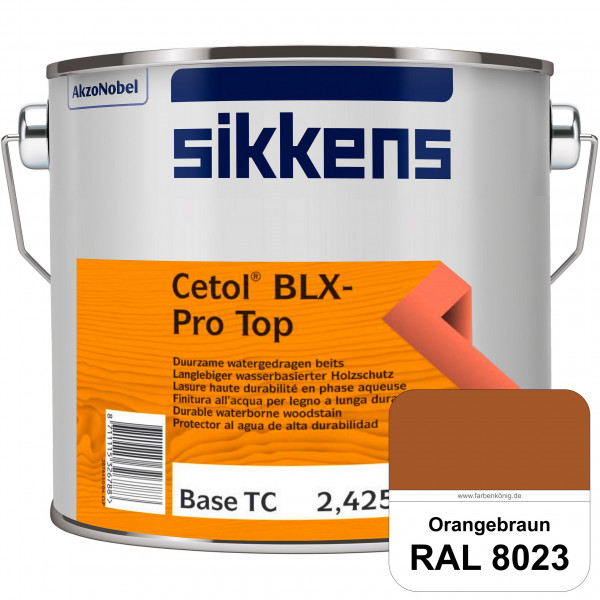 Cetol BLX-Pro Top (RAL 8023 Orangebraun) Seidenglänzende & wasserdampfdurchlässige Dickschichtlasur
