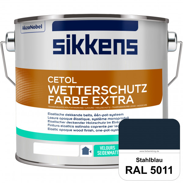 Cetol Wetterschutzfarbe Extra (RAL 5011 Stahlblau)