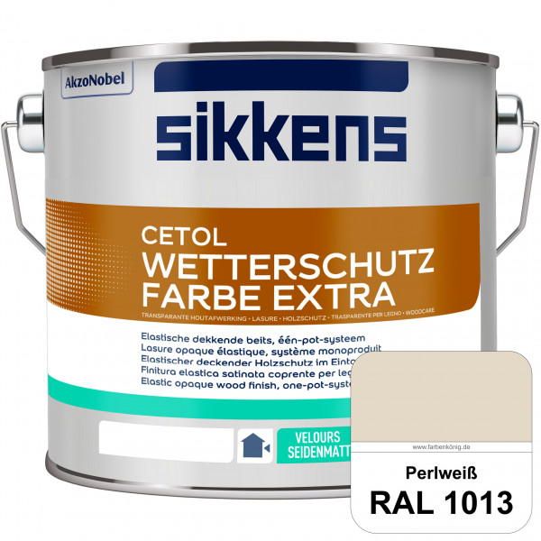 Cetol Wetterschutzfarbe Extra (RAL 1013 Perlweiß)