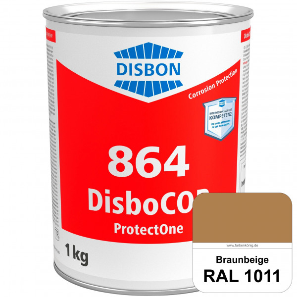 DisboCOR 864 ProtectOne (RAL 1011 Braunbeige) 1-Topf-geeignete Korrosionsschutz für alle metallisch
