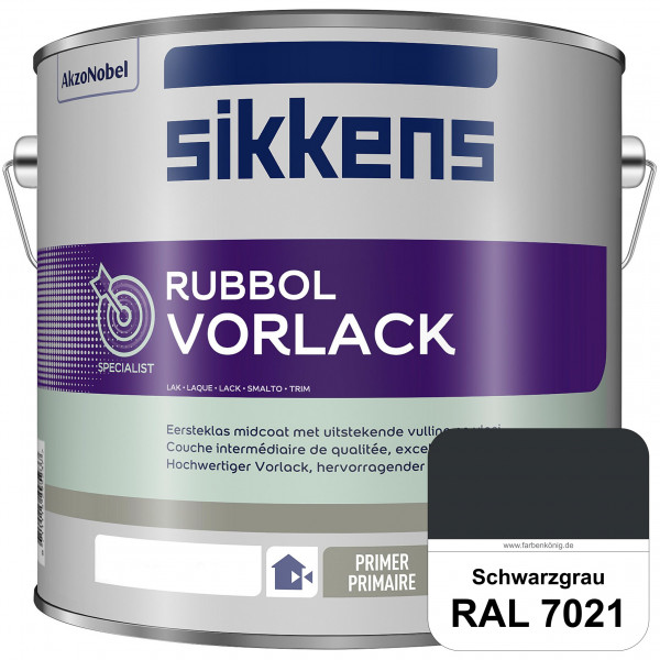 Rubbol Vorlack (RAL 7021 Schwarzgrau) Aromatenfreier Vorlack der Spitzenklasse (außen & innen)