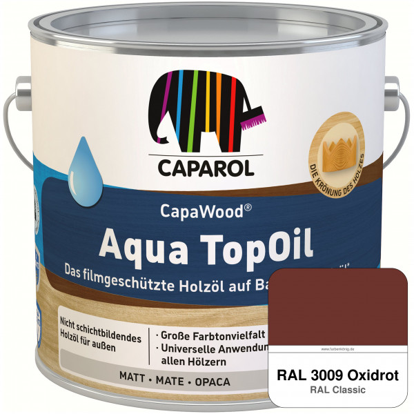 CapaWood® AquaTopOil (RAL 3009 Oxidrot)