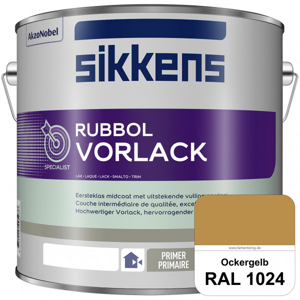 Rubbol Vorlack (RAL 1024 Ockergelb) Aromatenfreier Vorlack der Spitzenklasse (außen & innen)