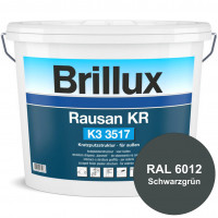 Rausan KR K3 3517 (RAL 6012 Schwarzgrün) Organisch gebundener Kratzputz für wetterbeständige Oberflä