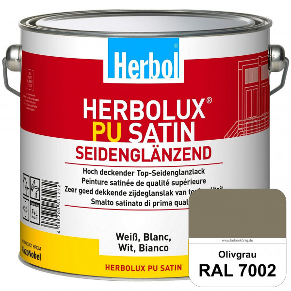 Herbolux PU Satin (RAL 7002 Olivgrau) Top-PU-Seidenglanzlack (Innen & Außen)