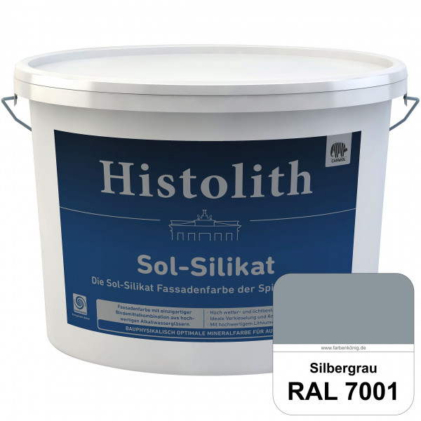 Histolith Sol-Silikat (RAL 7001 Silbergrau) Die Sol-Silikatfarbe der Spitzenklasse