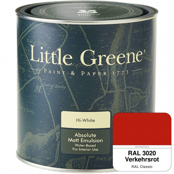 Absolute Matt Emulsion - Sample Pot 250 ml (RAL 3020 Verkehrsrot)
