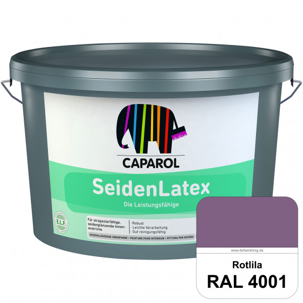 SeidenLatex ELF (RAL 4001 Rotlila) strapazierfähige, scheuerbeständige und seidenmatte Latexfarbe