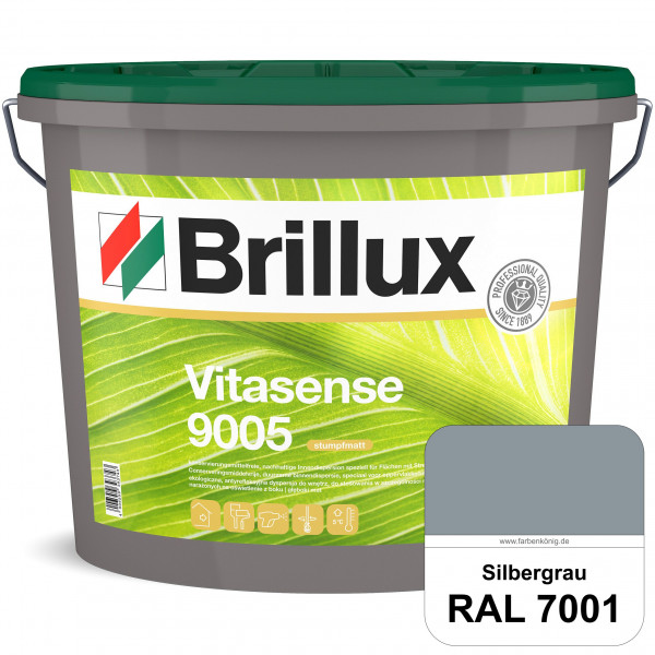Vitasense 9005 (RAL 7001 Silbergrau) hoch deckende konservierungsmittelfreie und matte Innendispersi