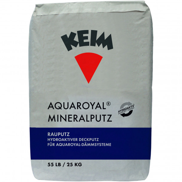 KEIM AQUAROYAL-MINERALPUTZ Rauputz 2mm (Weiß)