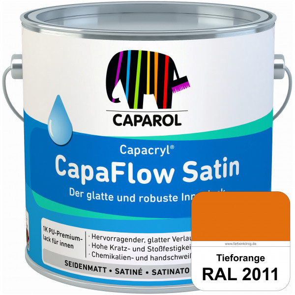 Caparol Capacryl CapaFlow Satin (RAL 2011 Tieforange)