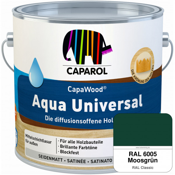 CapaWood® Aqua Universal (RAL 6005 Moosgrün)