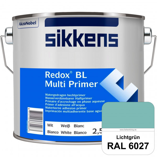 Redox BL Multi Primer (RAL 6027 Lichtgrün) Wasserbasierter Universalprimer und Korrosionsschutz (inn