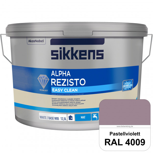 Alpha Rezisto Easy Clean (RAL 4009 Pastellviolett) Extrem widerstandsfähige & matte Innenfarbe