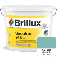 Secolux 918 TSR-Formel (RAL 6027 Lichtgrün) für den Einsatz auf WDVS - ehemals Silicon-Fassadenfarbe