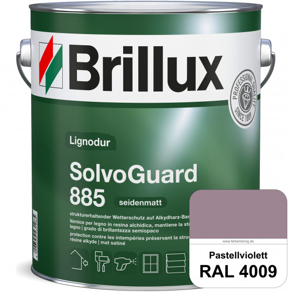 SolvoGuard 885 (RAL 4009 Pastellviolett) deckende oder lasierende seidenmatte Alkydharz-Holzfarbe fü