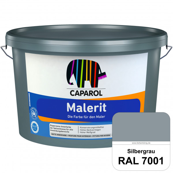 Malerit E.L.F. (RAL 7001 Silbergrau) matte Innenfarbe für Neu- & Renovierungsanstriche