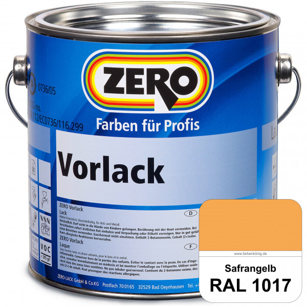 Vorlack (RAL 1017 Safrangelb)