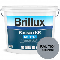 Rausan KR K3 3517 (RAL 7001 Silbergrau) Organisch gebundener Kratzputz für wetterbeständige Oberfläc