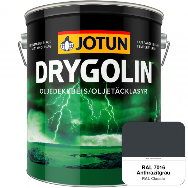 Drygolin Oljedekkbeis (ehemals Trebitt deckend) - Deckende & wetterbeständige Öllasur für Außen (RAL