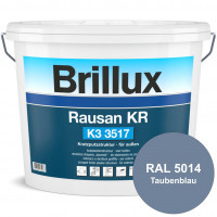 Rausan KR K3 3517 (RAL 5014 Taubenblau) Organisch gebundener Kratzputz für wetterbeständige Oberfläc