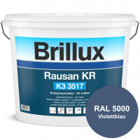 Rausan KR K3 3517 (RAL 5000 Violettblau) Organisch gebundener Kratzputz für wetterbeständige Oberflä