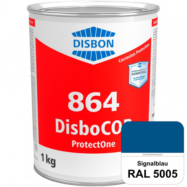 DisboCOR 864 ProtectOne (RAL 5005 Signalblau) 1-Topf-geeignete Korrosionsschutz für alle metallisch