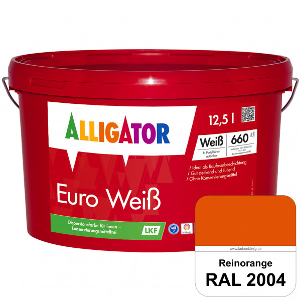 Euro Weiß LKF (RAL 2004 Reinorange)