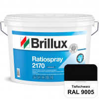 Ratiospray 2170 (RAL 9005 Tiefschwarz) wasserbasierter, seidenmatter & farbtonbeständiger Allround-S