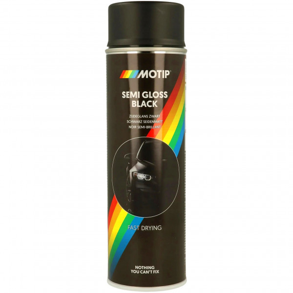MoTip Acryl Auto-Sprühlack seidenglänzend (Schwarz)
