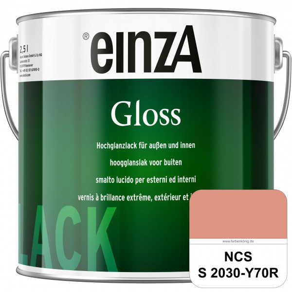 einzA Gloss (NCS S 2030-Y70R) Hochwertiger Alkydharzlack in Premium-Qualität, hochglänzend.