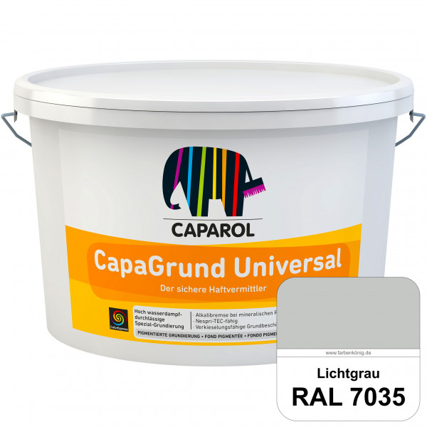 CapaGrund Universal (RAL 7035 Lichtgrau) hoch wasserdampfdurchlässige deckender Grundanstrich