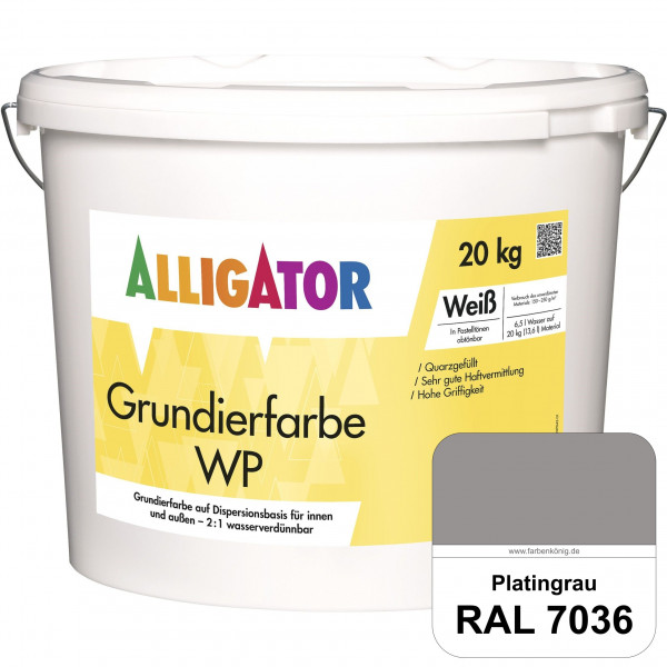 Grundierfarbe WP (RAL 7036 Platingrau)