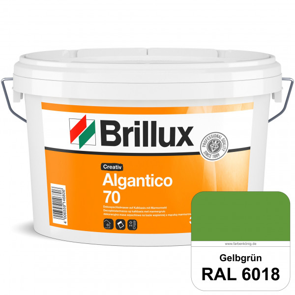 Creativ Algantico 70 (RAL 6018 Gelbgrün) Dekospachtelmasse auf Kalkbasis, zur Oberflächengestaltung