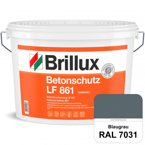 Betonschutz LF 861 (RAL 7031 Blaugrau) Wetterbeständige Lasur für mineralischen Untergründen z. B. B
