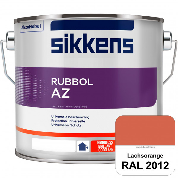 Rubbol AZ (RAL 2012 Lachsorange) Hochwertiger, universeller Hochglanzlack (lösemittelhaltig) außen