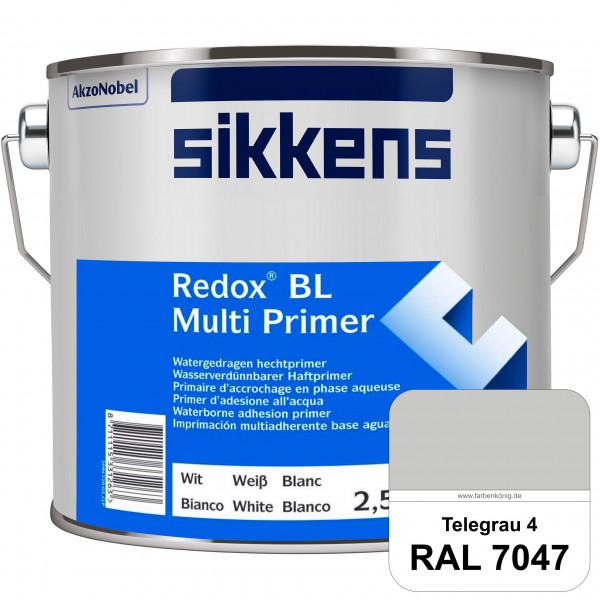 Redox BL Multi Primer (RAL 7047 Telegrau 4) Wasserbasierter Universalprimer und Korrosionsschutz (in