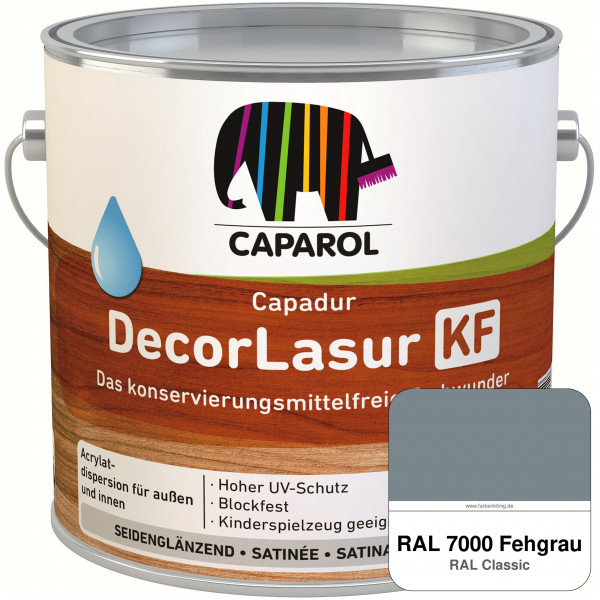 Caparol Capadur DecorLasur KF (RAL 7000 Fehgrau)