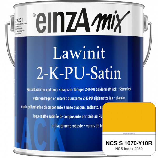 einzA Lawinit 2-K-PU Satin Stammlack (NCS S 1070-Y10R)