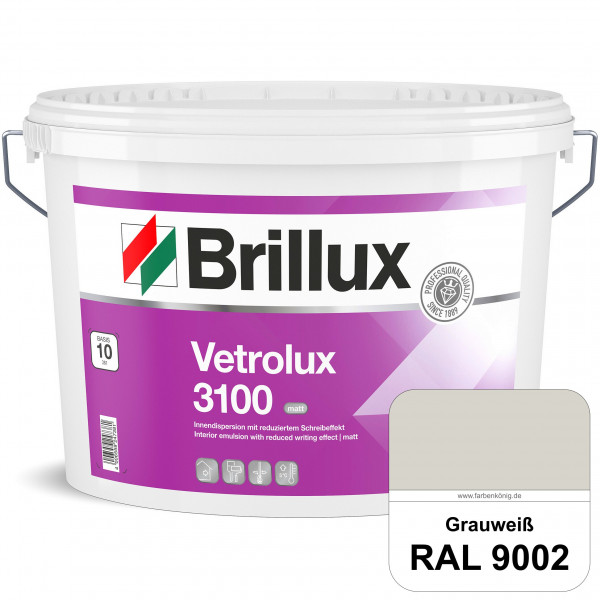 Vetrolux ELF 3100 (RAL 9002 Grauweiß) matte & gut zu reinigende Spezial-Innenfarbe
