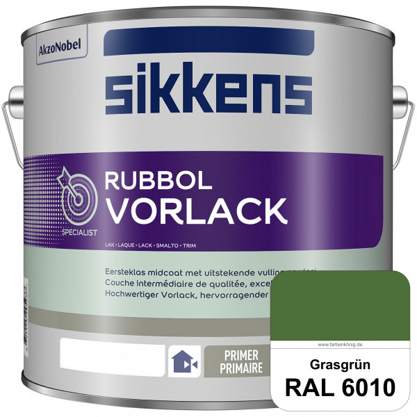 Rubbol Vorlack (RAL 6010 Grasgrün) Aromatenfreier Vorlack der Spitzenklasse (außen & innen)