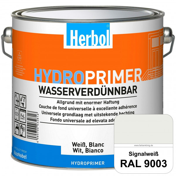 Hydroprimer (RAL 9003 Signalweiß) wasserverdünnbare Allgrund (Innen&Außen)