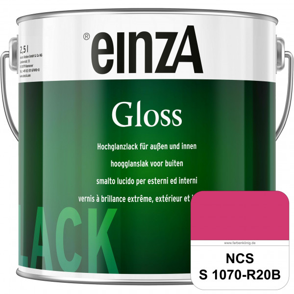 einzA Gloss (NCS S 1070-R20B) Hochwertiger Alkydharzlack in Premium-Qualität, hochglänzend.