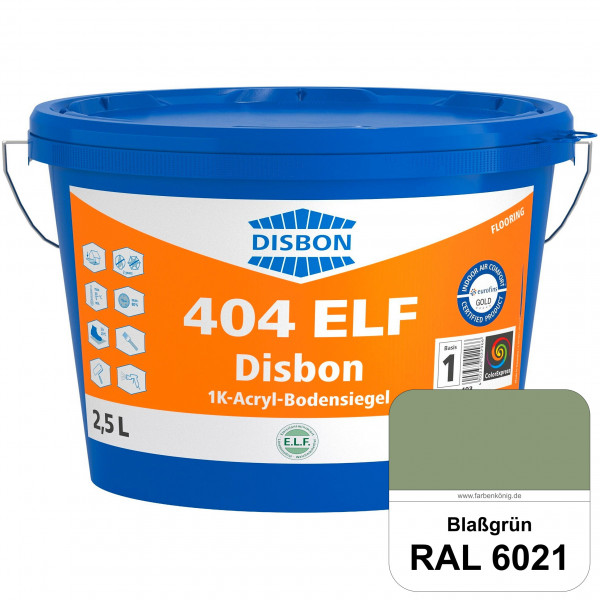 Disbon 404 ELF 1K-Acryl-Bodensiegel (RAL 6021 Blassgrün) 1K PU-verstärkte, emissions- und lösemittel
