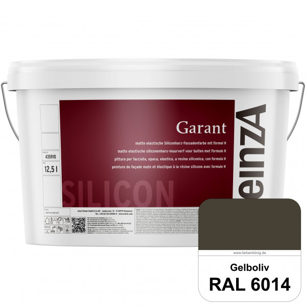 einzA Garant (RAL 6014 Gelboliv) elastische Siliconharz-Fassadenfarbe