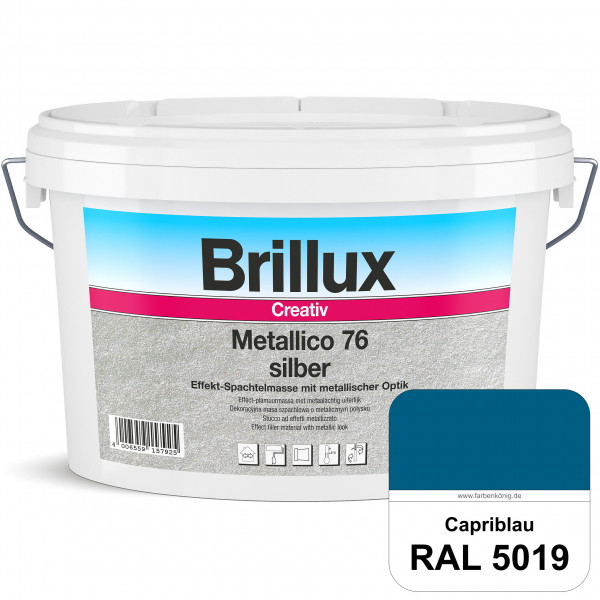 Creativ Metallico 76 (RAL 5019 Capriblau) Effektspachtelmasse für Oberflächen mit metallischer Optik
