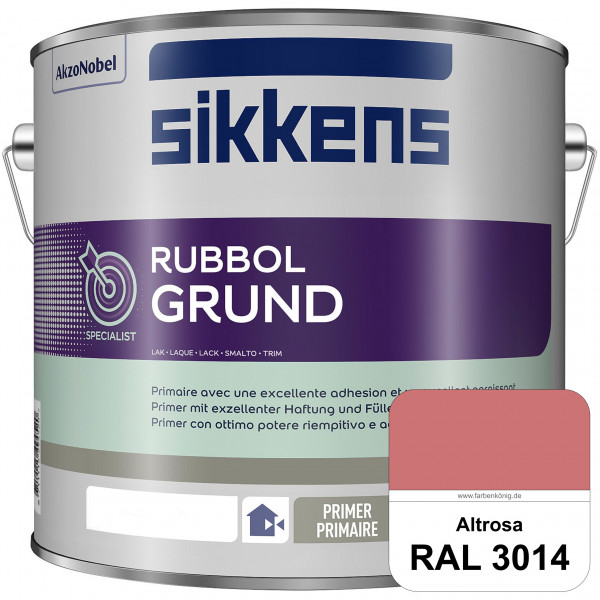 Rubbol Grund (RAL 3014 Altrosa) Seidenmatte Grund- und Zwischenbeschichtung auf Kunstharzbasis (inne