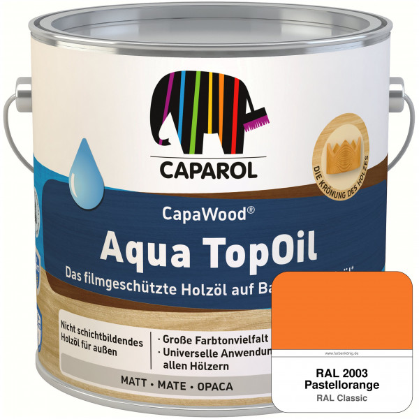 CapaWood® AquaTopOil (RAL 2003 Pastellorange)