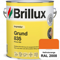 Impredur Grund 835 (RAL 2008 Hellrotorange) Grundierung für Laub- und Nadelholz wie Fenstern, Türen 